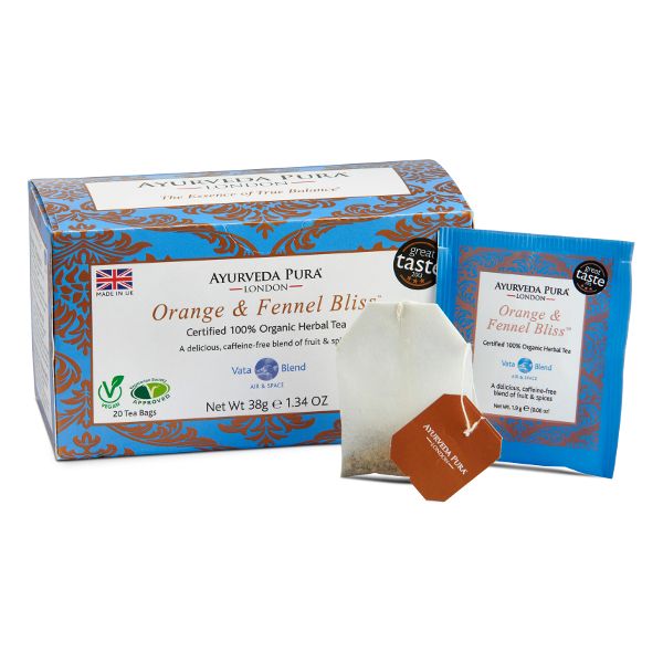 Sinaasappel & Venkel Bliss™ - 100% Organisch - Biologische Kruidenthee