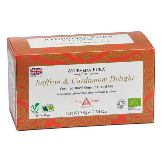 Saffraan & Kardemom Delight™ - 100% Organisch - Biologische Kruidenthee